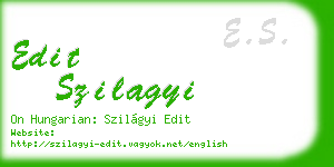 edit szilagyi business card