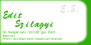 edit szilagyi business card